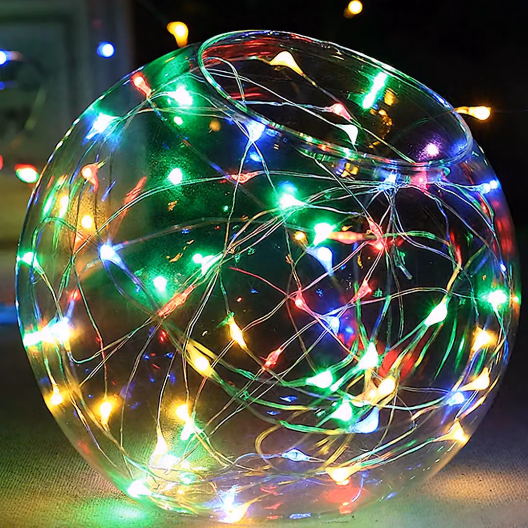 Bright Zeal 4-Piece Multicolour 200 LED RGB Christmas Fairy String Lights with Remote Control – 2
