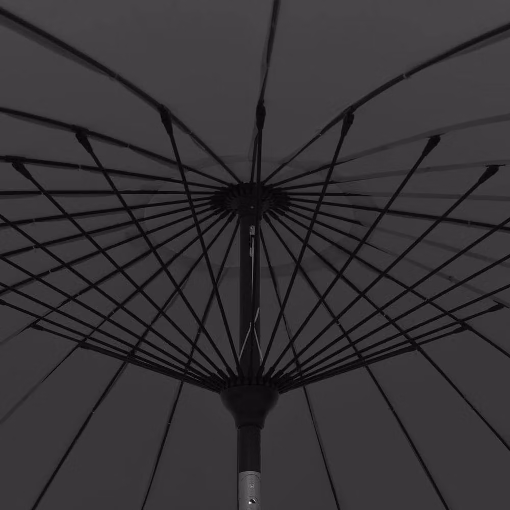 Berkfield Home Outdoor Parasol with Aluminium Pole, Anthracite and Black, 270 cm – 3