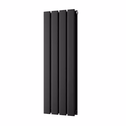 UK Radiators Typhoon Black Flat Tube Horizontal Designer Radiator W: 272 mm, H: 800 mm – 2