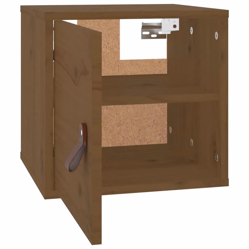 Berkfield Home Wall Cabinet in Honey Brown Solid Pine, W/D/H: 31.5 x 30 x 30 cm – 3