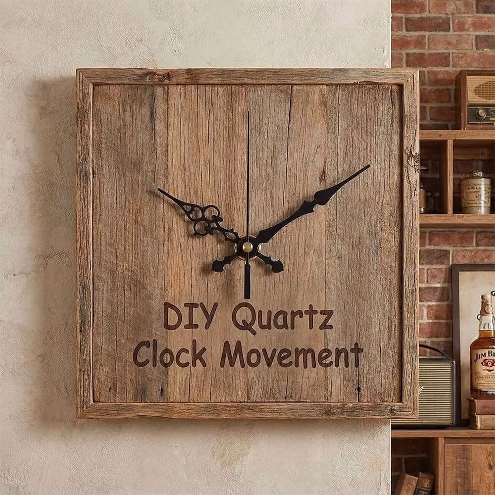 KORVIXA Black Quartz Pendulum Westminster Chime Wall Clock Movement Kit – 5