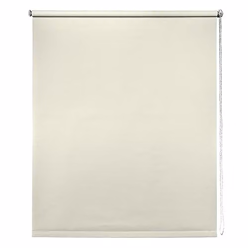 New Edge Blinds Cream Thermal Blackout Roller Blind, Width: 80 cm, Height: 165 cm – 1