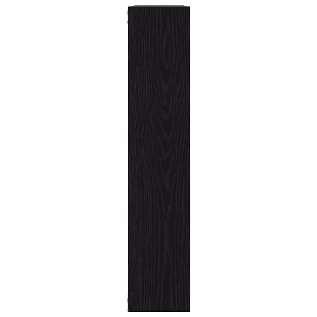 Berkfield Home Wall Shelf in Black Oak, W/D/H: 90 x 16 x 78 cm – 4