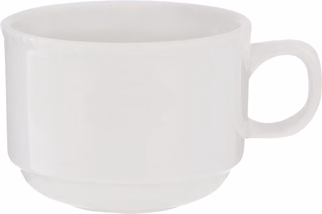 Orsina White Embossed Ceramic Mug