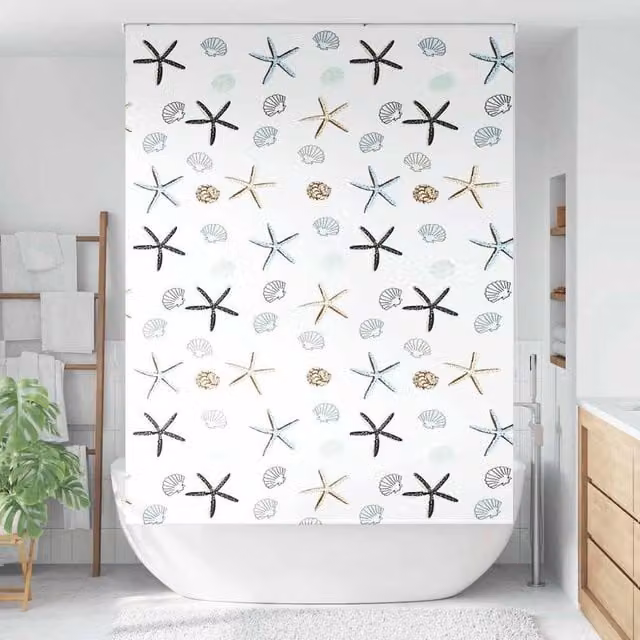 Berkfield Home White Opaque Shower Roller Blind, W/H: 150 x 240 cm