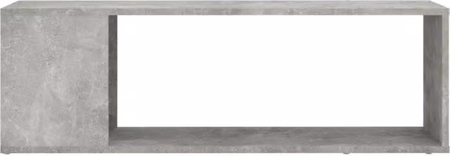 Berkfield Home Modern TV Cabinet in Concrete Grey, W/D/H: 100 x 24 x 32 cm – 1
