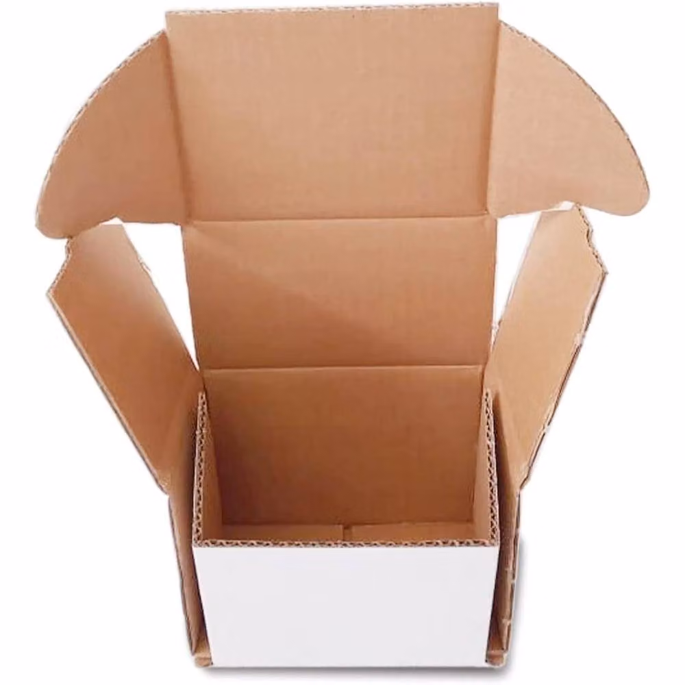 NESTLUNE 100-Piece White Foldable Cardboard Gift Boxes for Shipping – 3