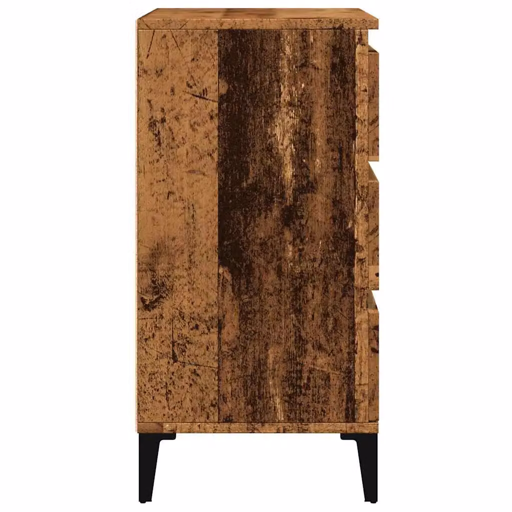 Berkfield Home Industrial Sideboard in Brown Engineered Wood, W/D/H: 60 x 35 x 70 cm – 4
