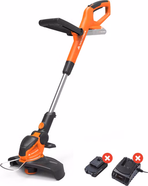 Yard Force LT C25W 20V Orange Grass Trimmer with 25cm Cutting Width (Body Only)