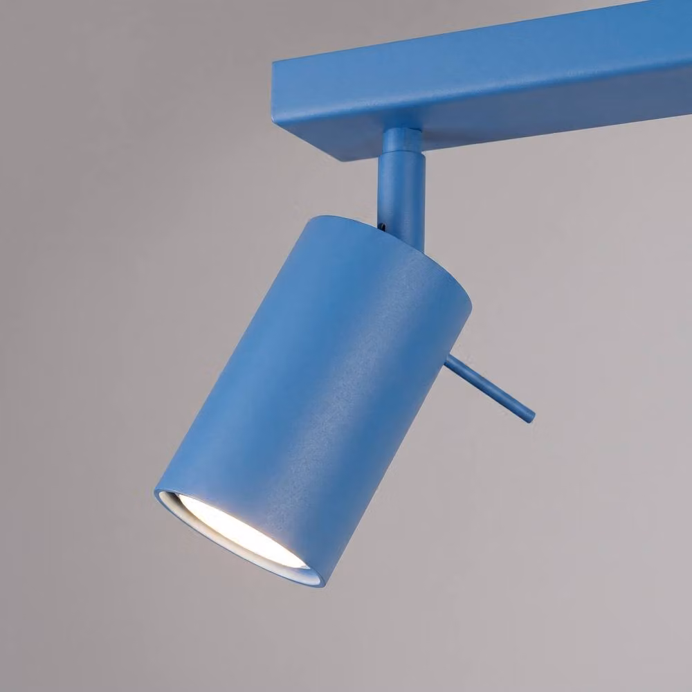 Sollux Lighting Modern Ring Ceiling Lamp in Blue, W/D/H: 45 x 16 x 6 cm – 3