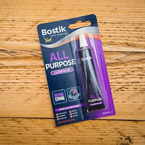 Bostik All-Purpose Water Resistant Adhesive, Transparent, 20ml – 2