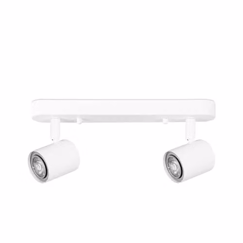 Netlighting FORLIGHT Keeper Double Twin Adjustable GU10 Spotlight in White