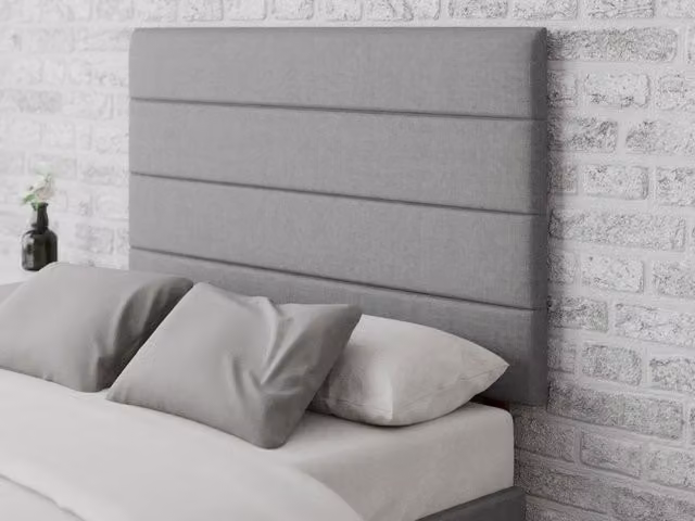 Aspire Store Kelly Grey Velvet Upholstered Headboard, Width: 80 cm