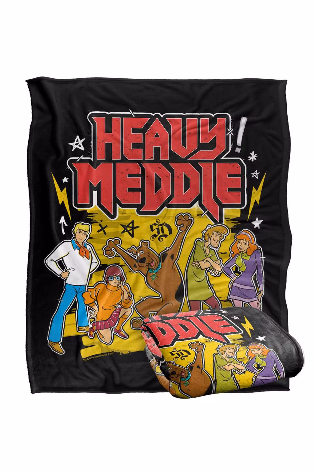 Warner Bros. Scooby Doo Heavy Meddle Super Soft Silky Touch Fleece Throw Blanket, Multicolour, W: 127.0 cm, L: 152.4 cm – 7