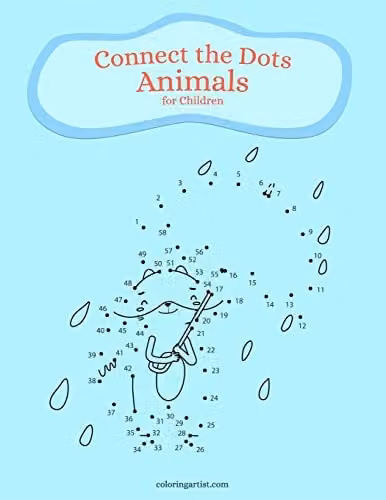 Connect the Dots Animals for Children: 1 by Independently Published, Multicolour Paper Book