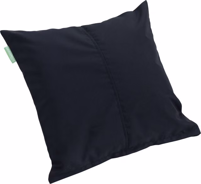 Gardenista Premium Square Garden Scatter Cushion in Black, W/D/H: 45.72 x 45.72 x 45.72 cm