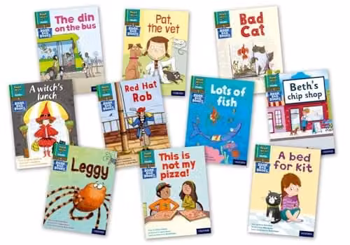 Oxford University Press Read Write Inc. Phonics Book Bag Green Set 1 Storybooks Mixed Pack of 10