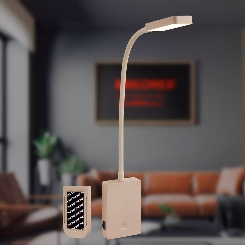 Briloner Sticklights Rechargeable LED Wall Light, Dimmable Touch Control, Warm White, Beige, W/D/H: 50 x 6 x 3 cm – 3