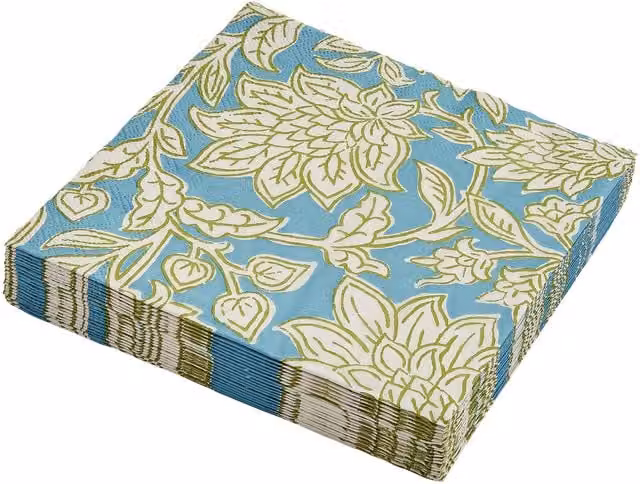 Land & Shore Rowallane Paper Napkins, Green