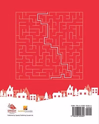Activity Crusades Christmas Fun Mazes Games Paper Activity Book – 2