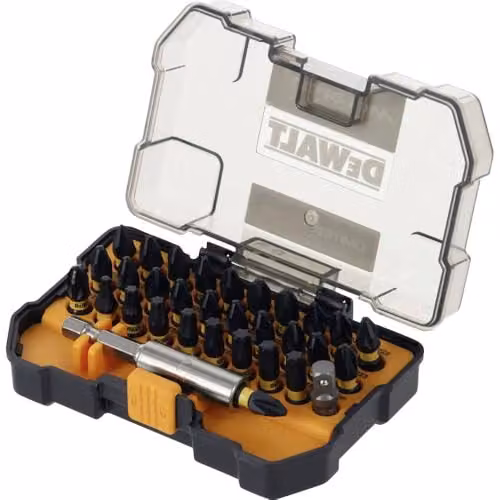 DeWalt McLaren FLEXTORQ 32 Piece Screwdriver Bit Set in Orange and Multicolour – 1