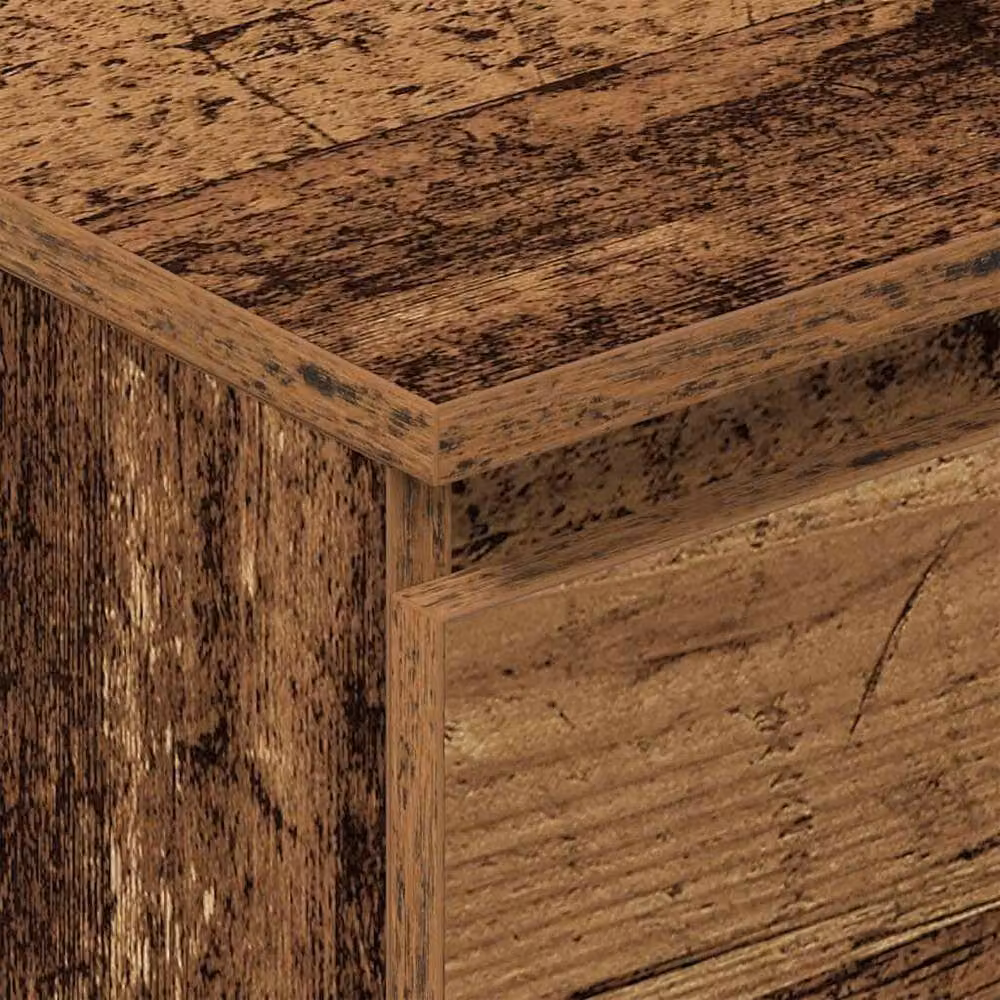 Berkfield Home Rustic Old Wood Sideboard in Brown, W/D/H: 60 x 35 x 98.5 cm – 4