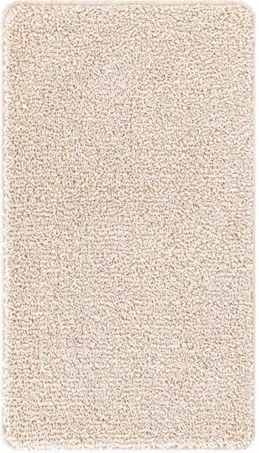 Berkfield Home Rectangular Non-Slip Bath Mat in Beige, W: 70 cm, L: 120 cm