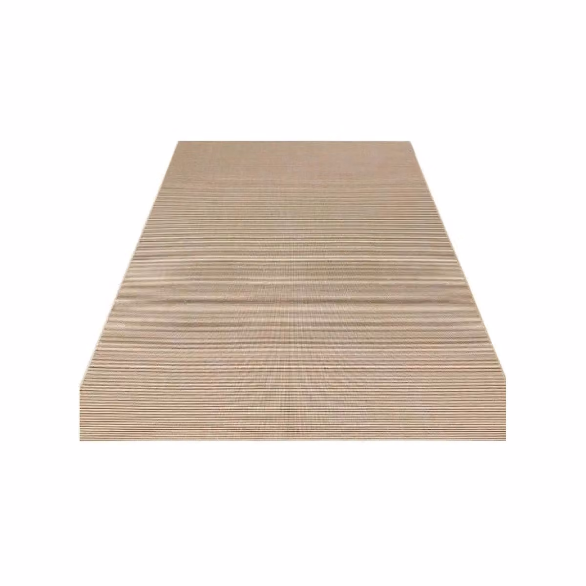 THE RUGS Weatherproof Plain Minimalist Indoor Outdoor Rug in Beige, W: 80 cm, L: 150 cm – 2