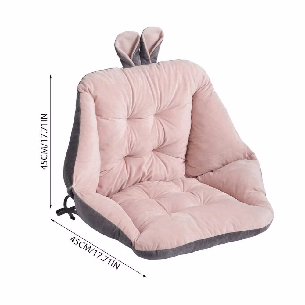 SPETLEK Soft Plush High Back Chair Cushion in Pink, W/H: 100 x 190 cm – 2