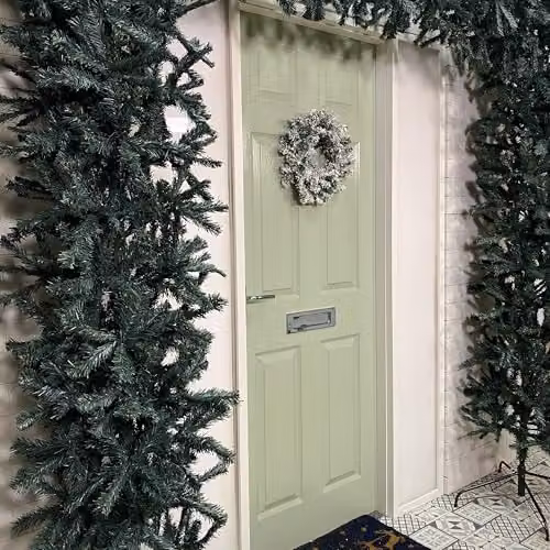 Samuel ALEXANDER 8ft (2.4m) Green Artificial Christmas Tree Arch for Indoor and Outdoor Use – 2