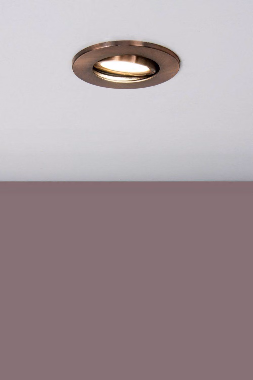 BHS Lighting Adjustable Round Recessed Fire Rated Spotlight in Copper – 3