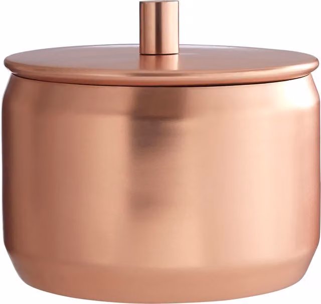 Orsina Maison by Premier Madison Shine Copper Finish Gold Metal Storage Canister – 1