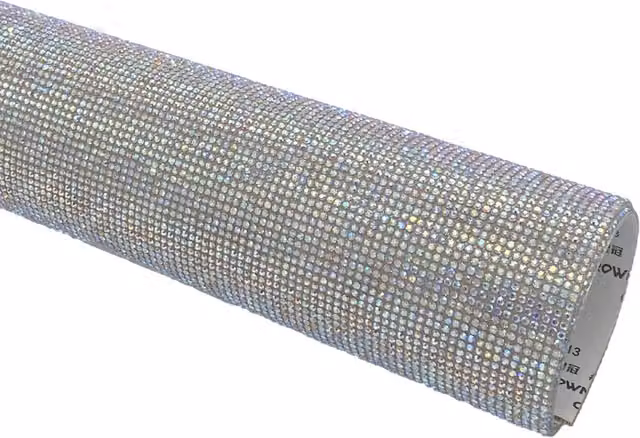 Syntego Rainbow AB Self Adhesive Rhinestone Sheet in Multicolour and White