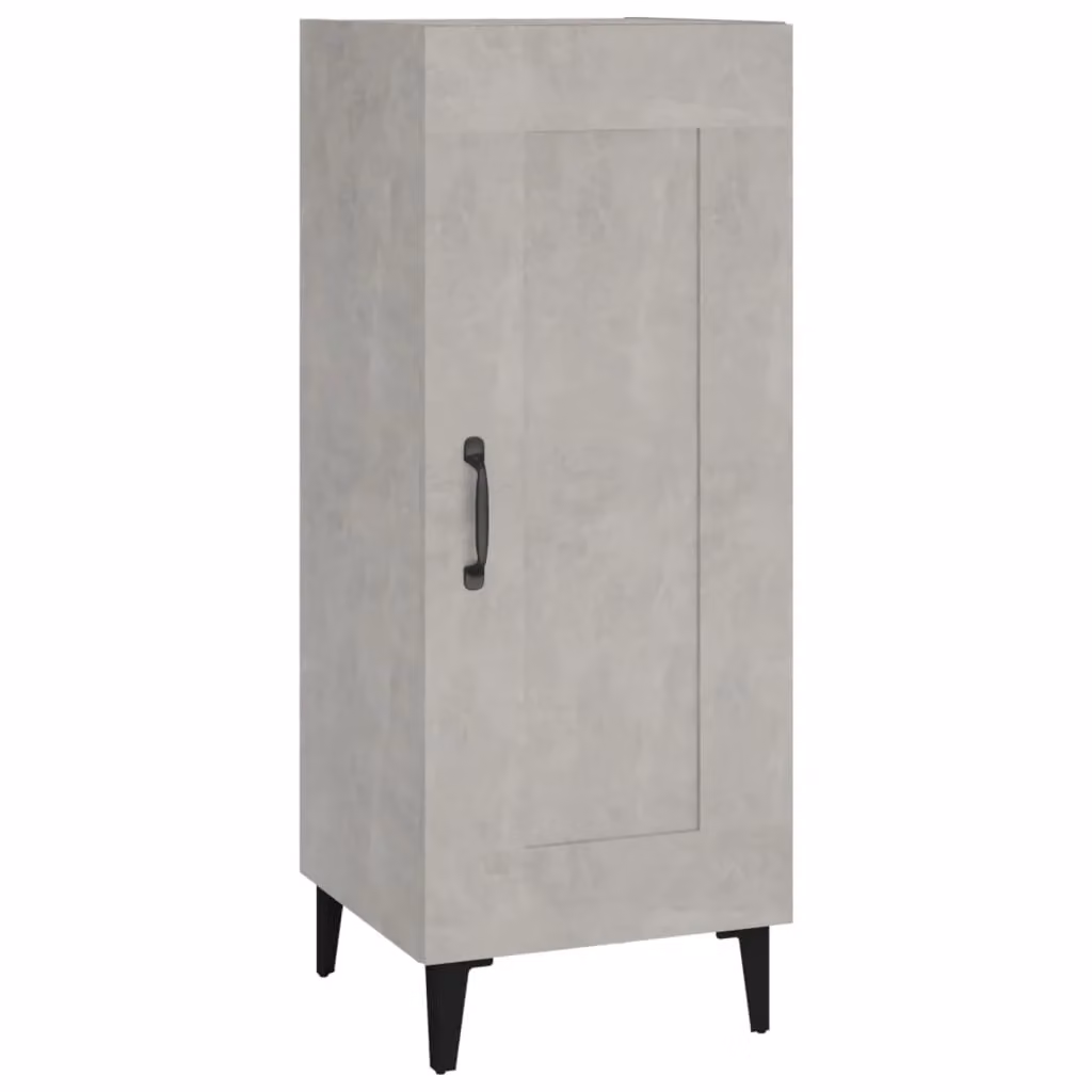 Berkfield Home Industrial Sideboard in Concrete Grey, W/D/H: 34.5 x 34.5 x 90 cm – 2