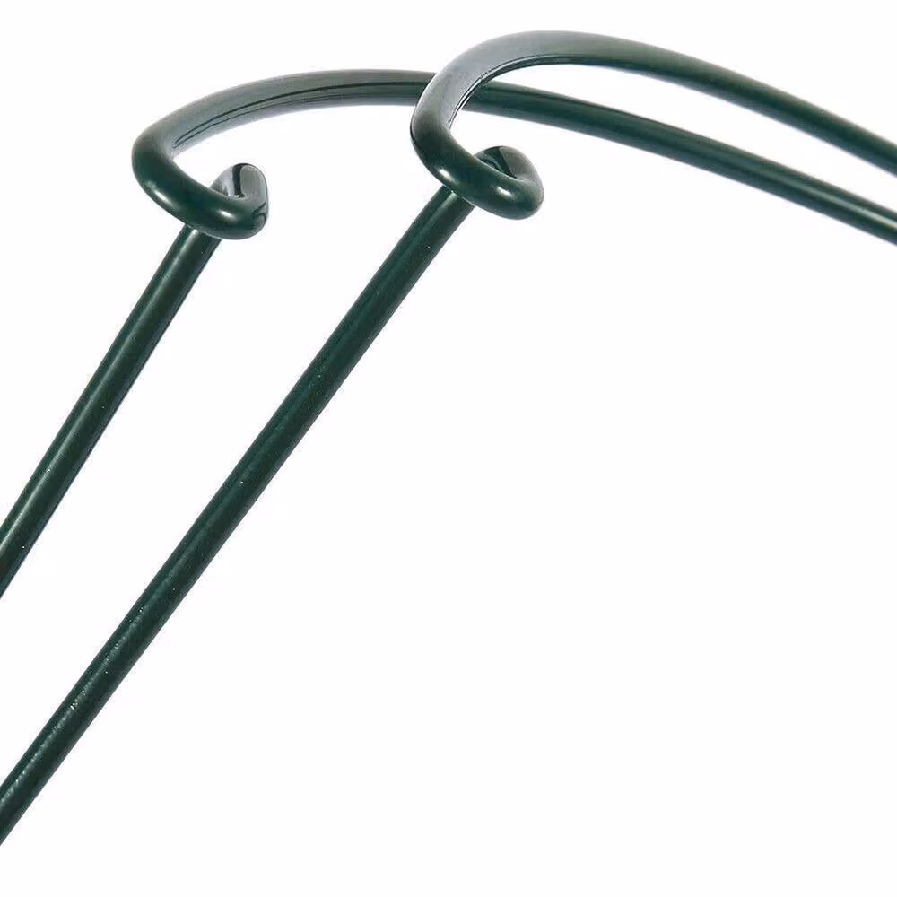 SPETLEK Set of 8 Round Metal Plant Support Stakes in Green – 4