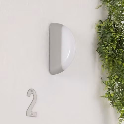 Netlighting Noa LED Outdoor Wall Light in Grey, IP44 Rated – 3