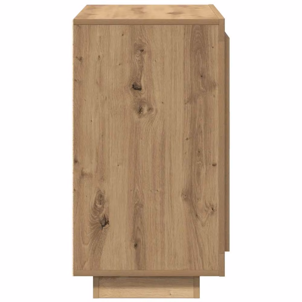 Berkfield Home Artisan Oak Sideboard in Brown, W/D/H: 80 x 40 x 75 cm – 2