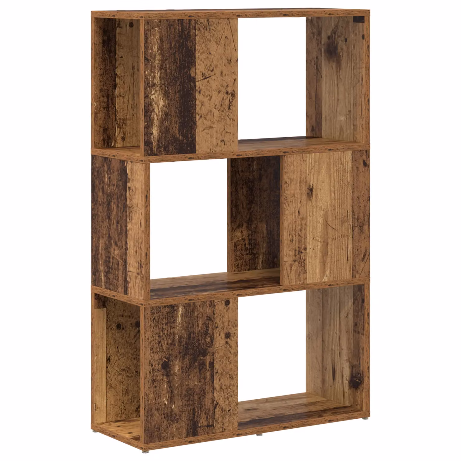 Berkfield Home Entertainment Centre in Brown Old Wood, W/D/H: 60 x 24 x 94 cm – 2