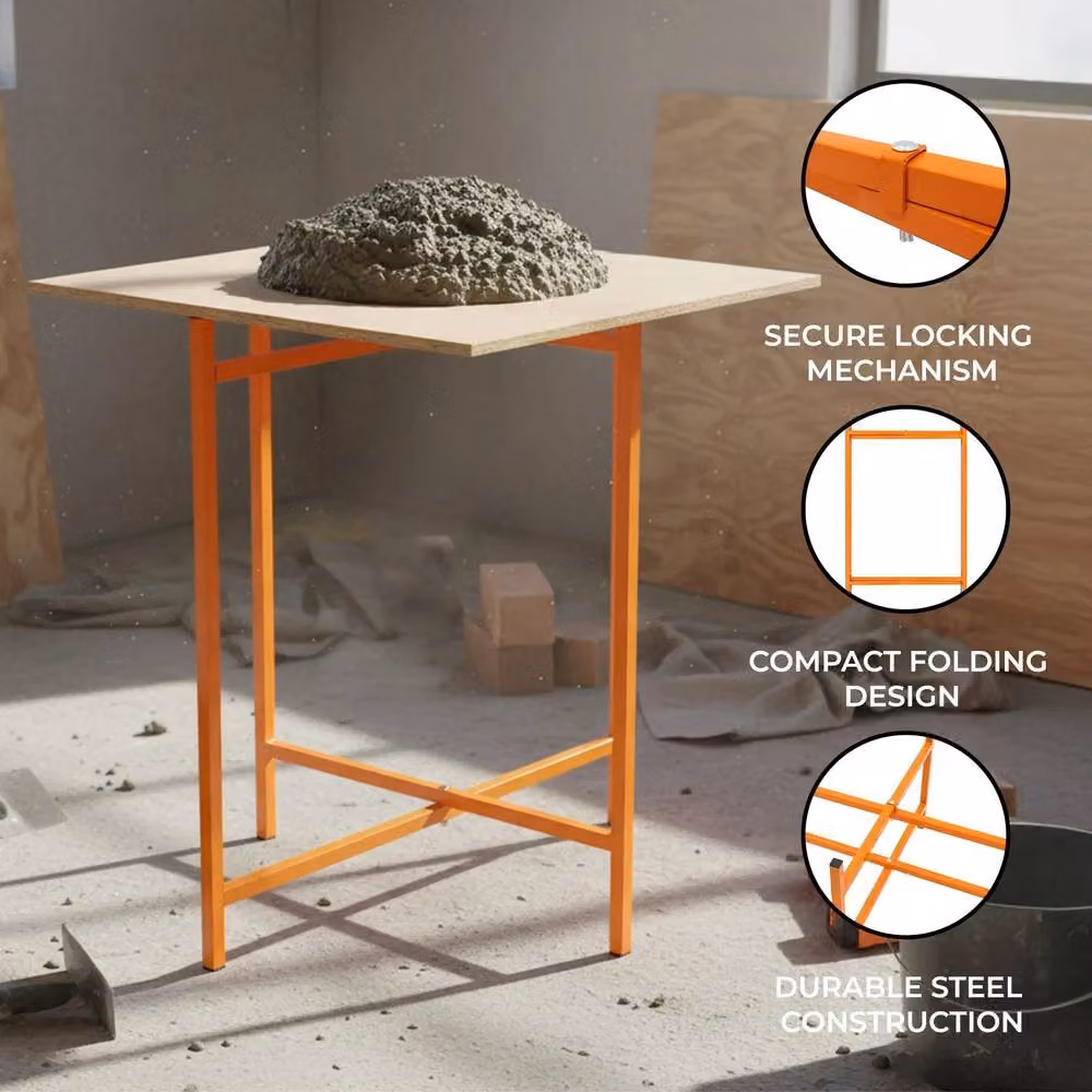 Monstershop Orange Steel Mortar Board Stands, Pack of 10, Height: 75 cm – 2