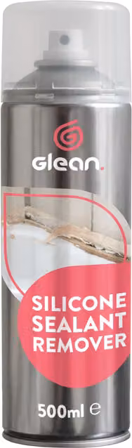 Go Glean Silicone Sealant Remover Spray and Caulking Tool Kit in Yellow and Silver, 500ml