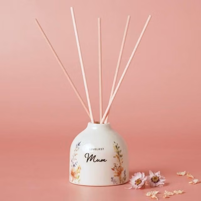 The Cottage Garden Mother's Day Ceramic Reed Diffuser in White – 1