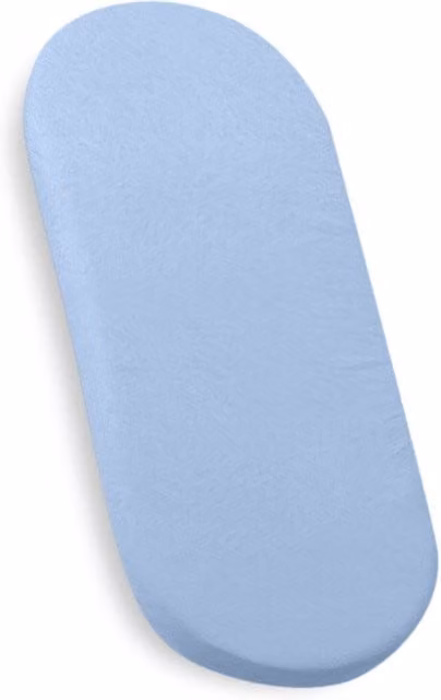 My Little World Blue Stretch Terry Fitted Baby Sheets, Depth: 35 cm