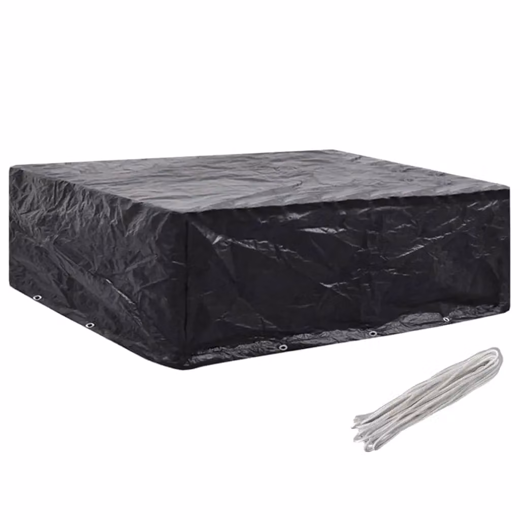 Berkfield Home Garden Furniture Covers, 2 Pack, Black, W/D/H: 250 x 210 x 90 cm – 2