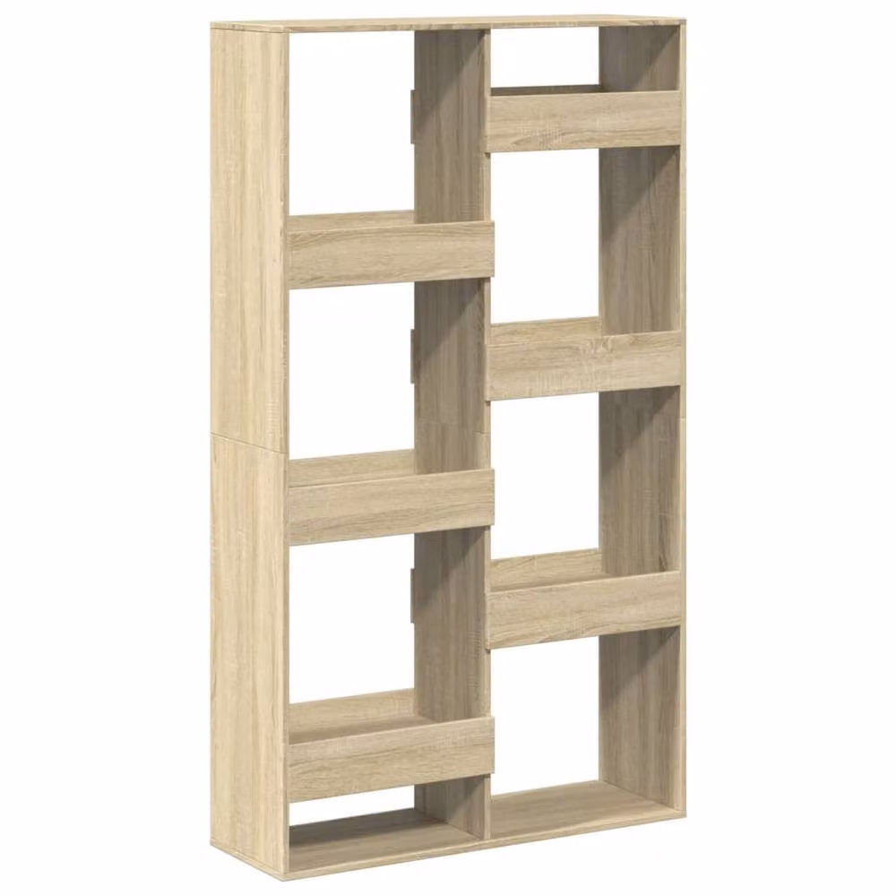 Berkfield Home Sonoma Oak Room Divider in Light Brown, W/D/H: 100 x 33 x 175 cm – 3