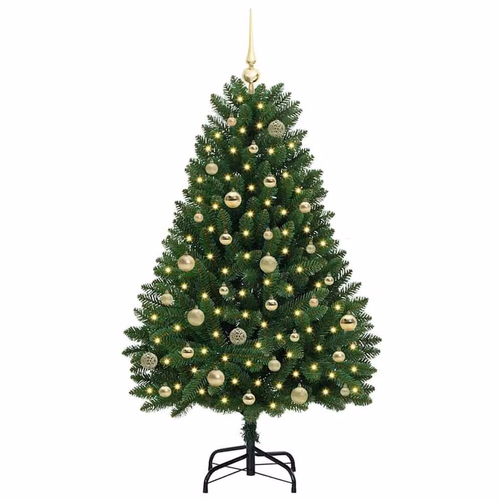 Berkfield Home Artificial Green Christmas Tree with Stand, Height: 150 cm – 3