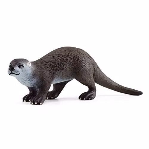 Schleich Wild Life Otter Toy Figurine, Brown and Multicolour – 1