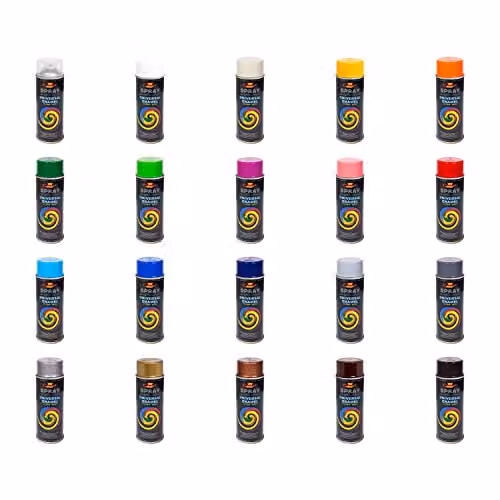 Sola Solvent-Based High Gloss Universal Spray Paint, Quick-Drying, Anthracite Grey, 400 ml – 4