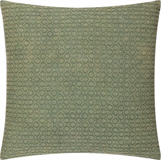 Make It A Home Tryfan Textured Cotton Cushion Cover in Green