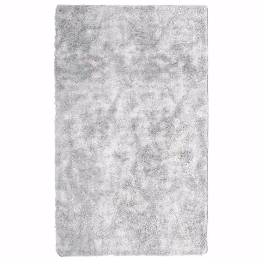 Berkfield Home NAVARRA Shaggy High Pile Rug, Light Grey, W: 80 cm x L: 150 cm – 1