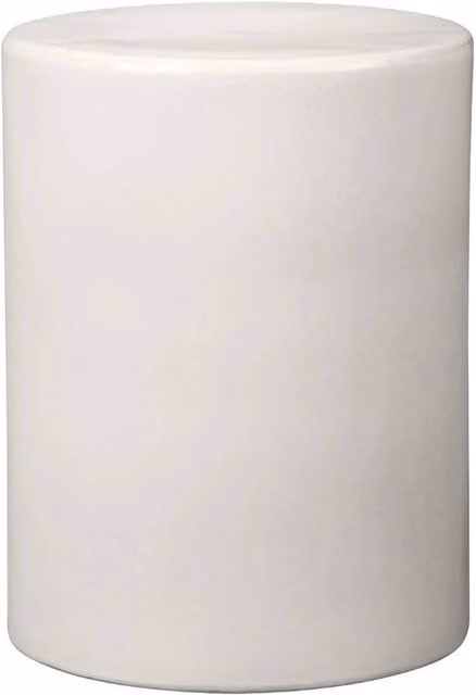 Blomus TORU Ceramic Cylindric Stool in White